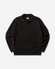 C.P. Company Cotton Chenille Polo Lens Sweater Black Knitwears Sweaters 20CMKN118A-005687G 999