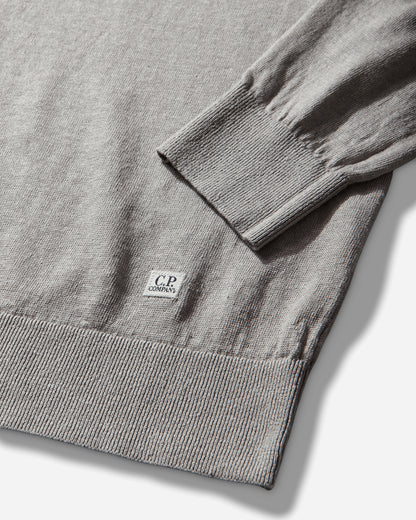 C.P. Company Knitwear Crew Neck In Flax Dove Knitwears Sweaters 20CMKN124A-110307A 904