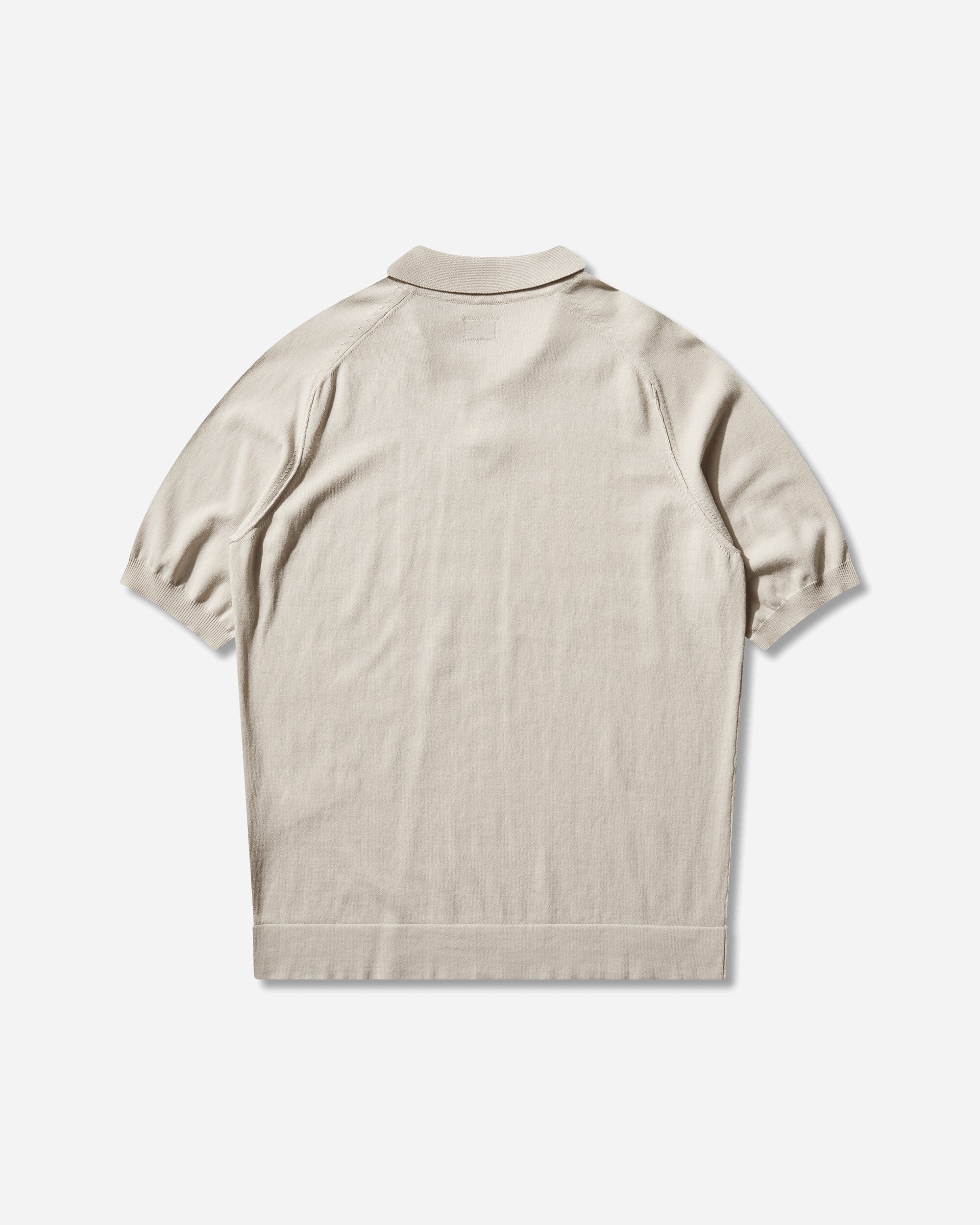 C.P. Company Knitwear Polo Collar In Cotton Crepe Frozen Dew Knitwears Sweaters 20CMKN104A-006323O 114