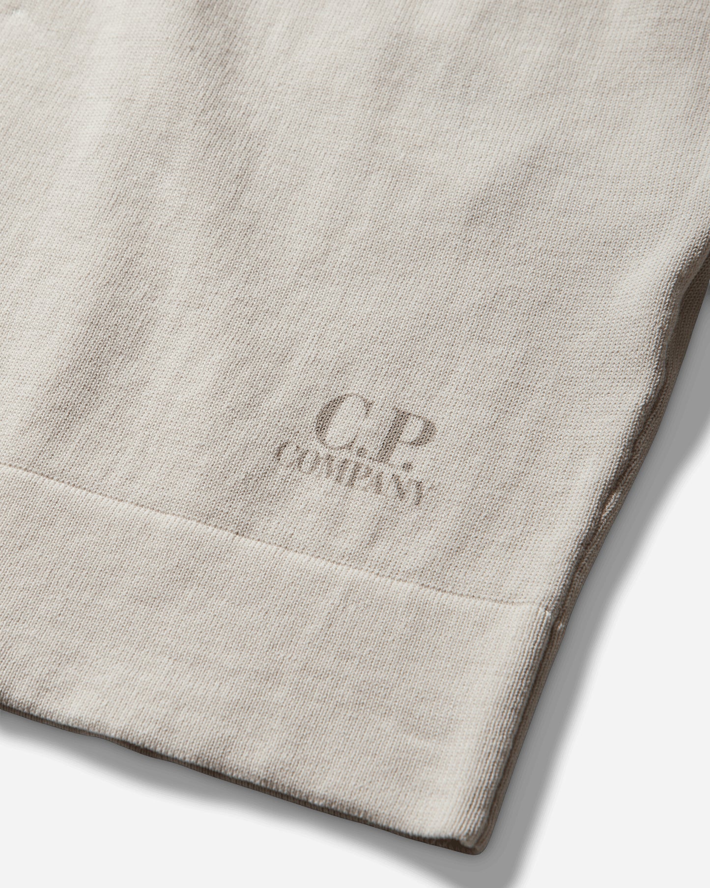 C.P. Company Knitwear Polo Collar In Cotton Crepe Frozen Dew Knitwears Sweaters 20CMKN104A-006323O 114