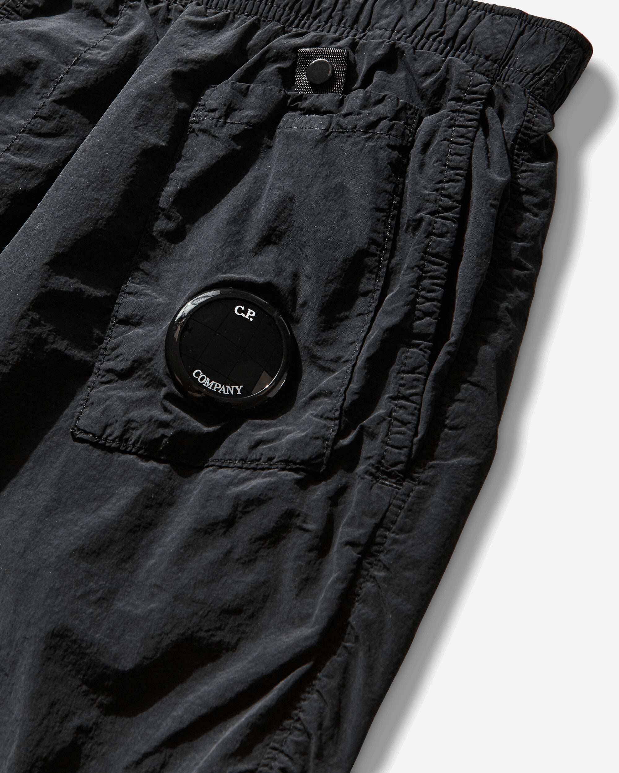 C.P. Company Beachwear Boxer In Flatt Nylon Black Swimwear Swim Trunks RSCMBW733A-006252G 999