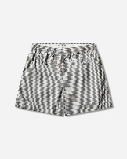 C.P. Company Beachwear Boxer In Flatt Stripes Printed Gunmetal Swimwear Swim Trunks 20CMBW289A-110690P 921