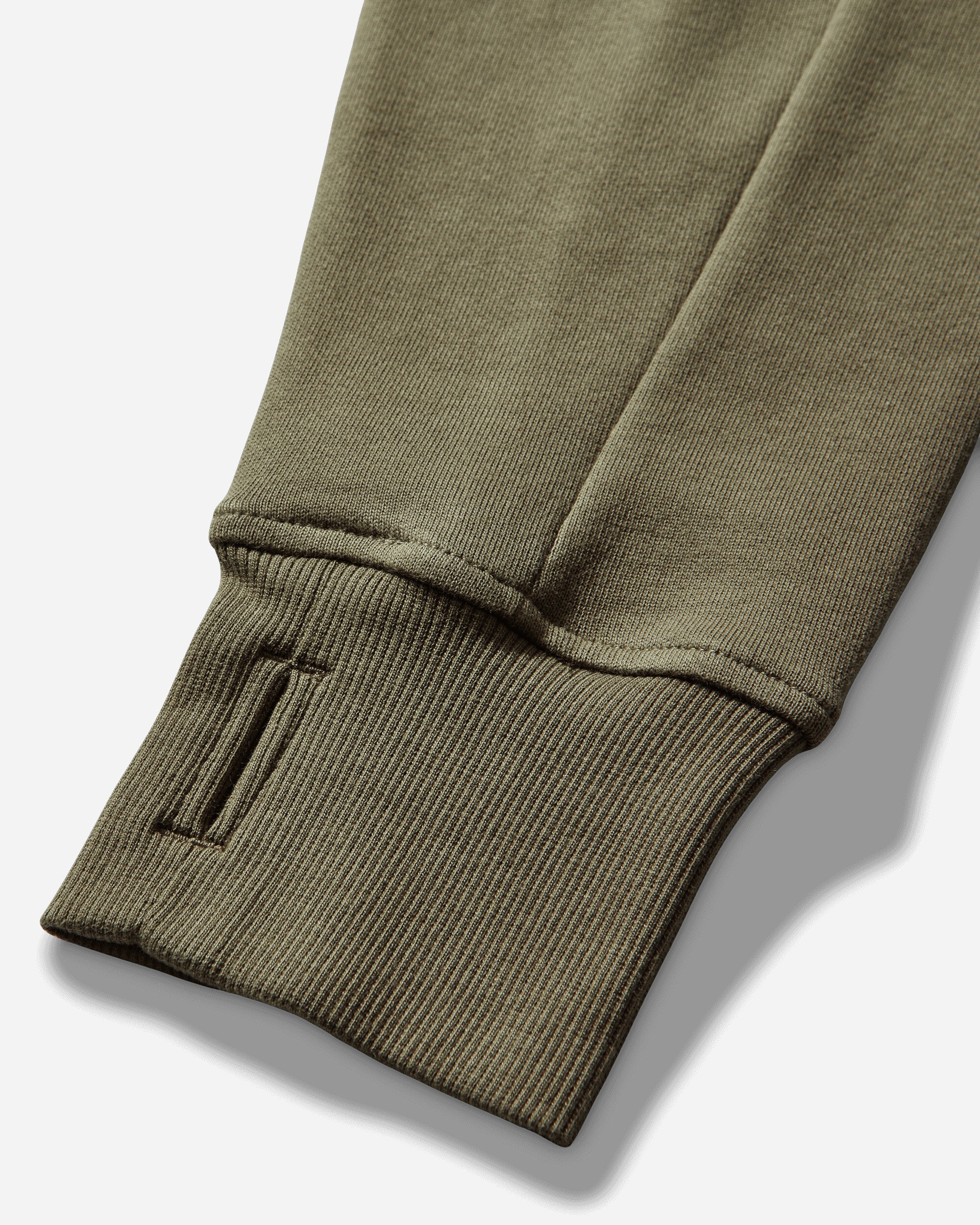 C.P. Company Diagonal Raised Fleece Goggle Sweatshirt Dried Herb Sweatshirts Zip-Ups 20CMSS715A-005086W 644