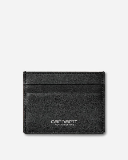 Carhartt WIP Vegas Cardholder Black/Silver Wallets and Cardholders Cardholders I033109 0M4XX