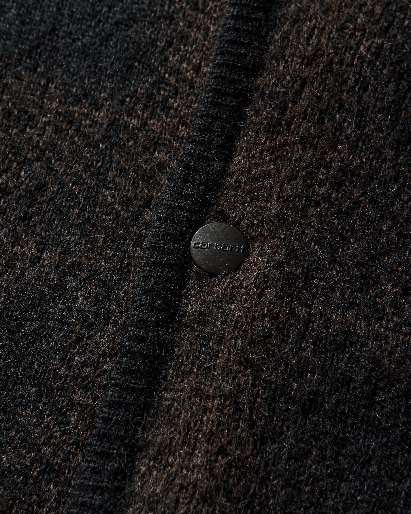 Carhartt WIP Everson Cardigan Everson Jacquard/Black/Palisan Knitwears Cardigans I035978 3PHXX