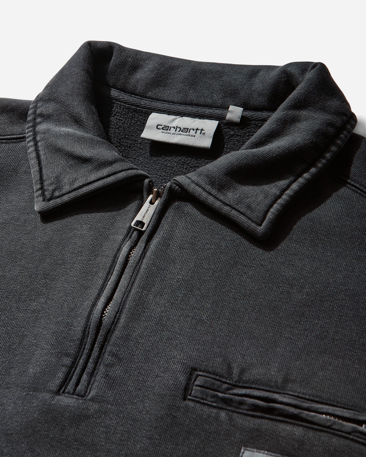 Carhartt WIP Half Zip Detroit Sweat Black Sweatshirts Crewneck I036350 8906