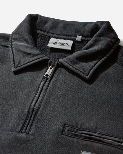 Carhartt WIP Half Zip Detroit Sweat Black Sweatshirts Crewneck I036350 8906