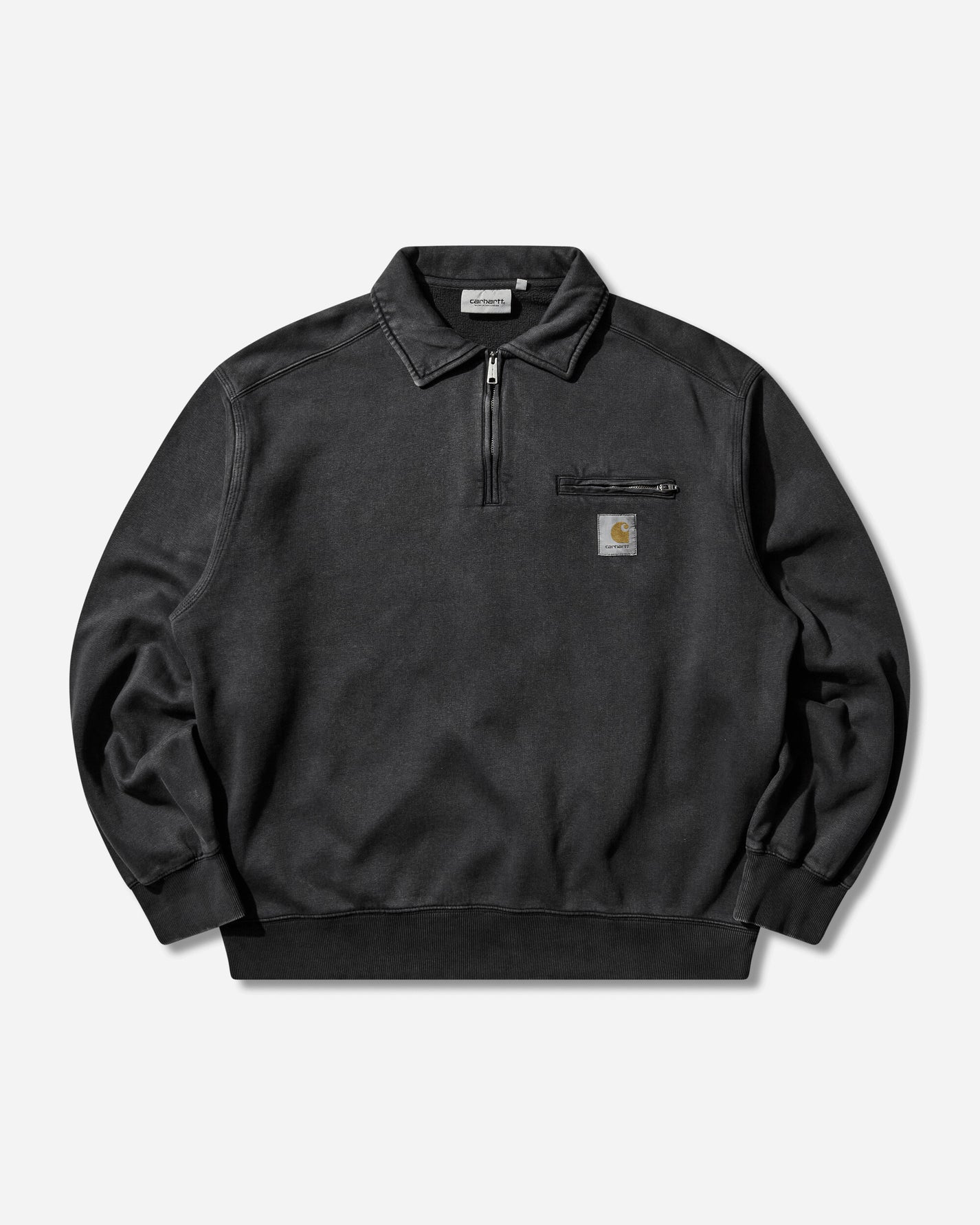 Carhartt WIP Half Zip Detroit Sweat Black Sweatshirts Crewneck I036350 8906