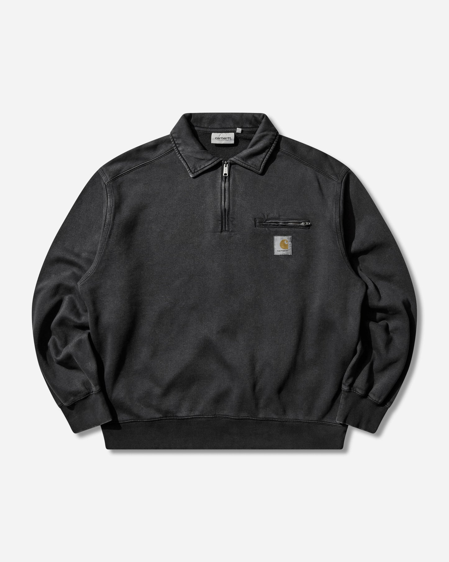 Carhartt WIP Half Zip Detroit Sweat Black Sweatshirts Crewneck I036350 8906