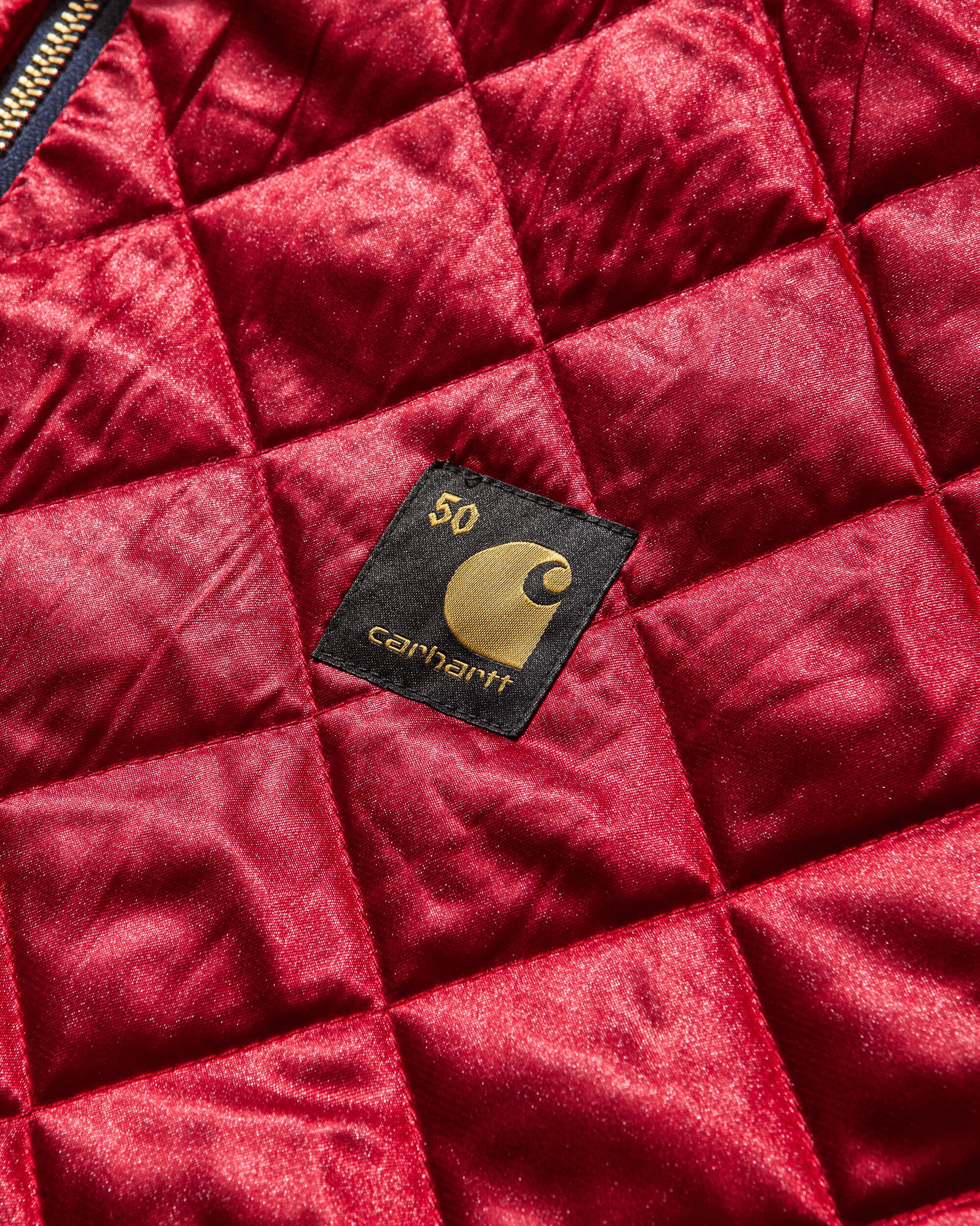 Carhartt WIP 50 Years Anniversary Og Active Jacket Denim Blue/USA Red Coats and Jackets Denim Jackets I035966 3FZ12