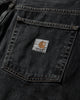 Carhartt WIP Brandon Short Black Shorts Denim Short I037161 8906