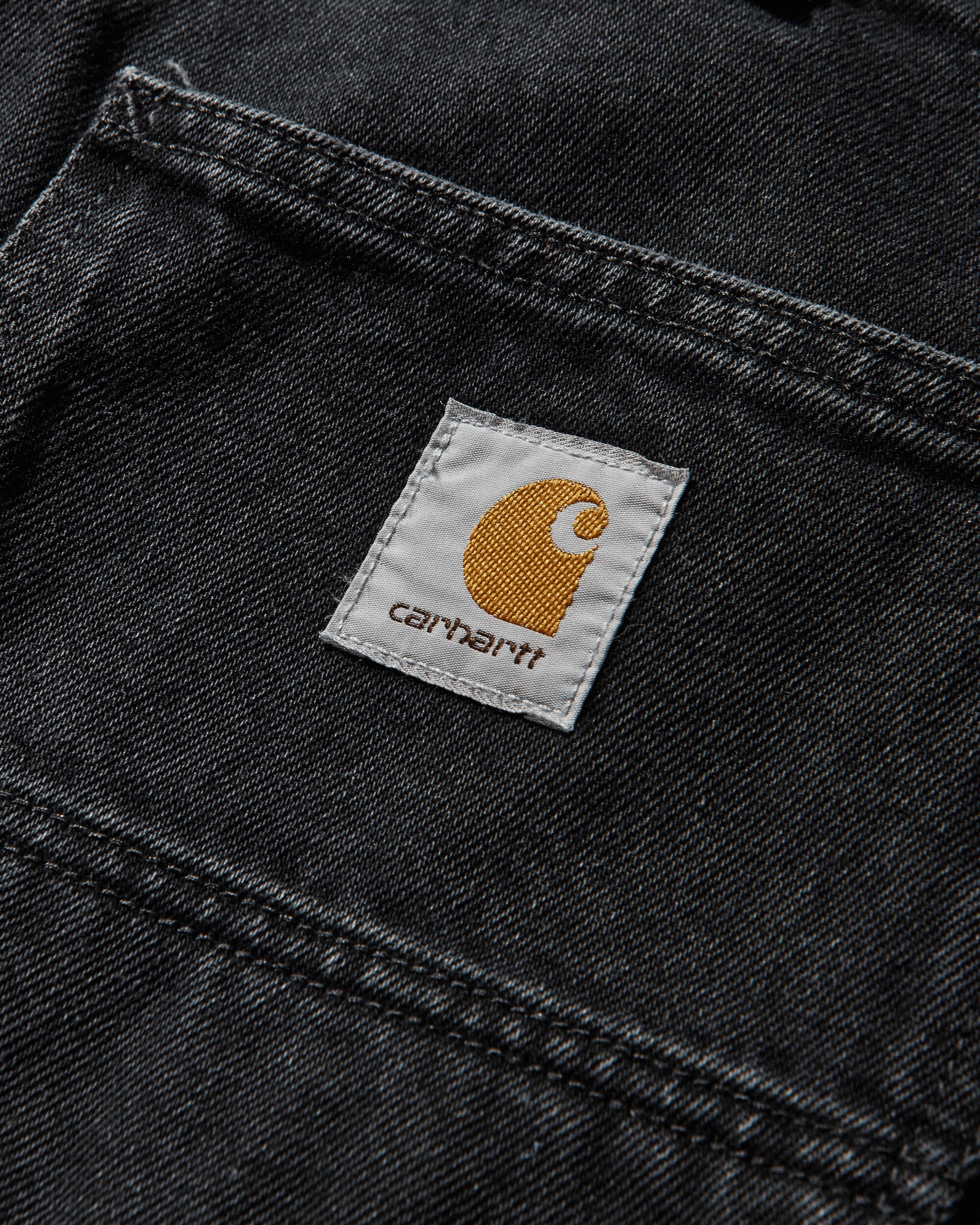 Carhartt WIP Double Knee Short Black Shorts Denim Short I034867 8906