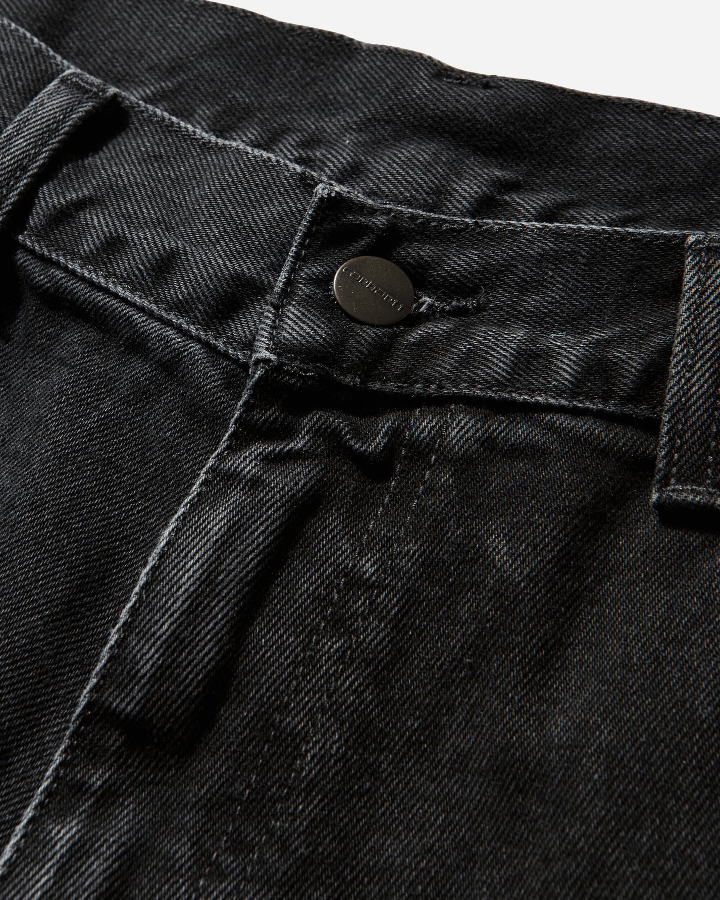 Carhartt WIP Double Knee Short Black Shorts Denim Short I034867 8906