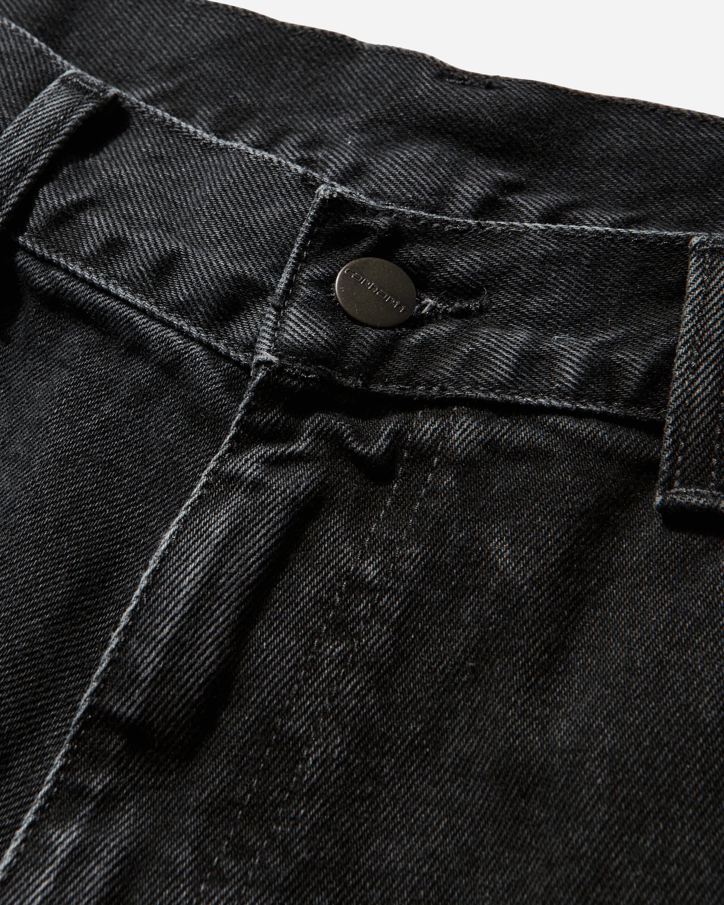 Carhartt WIP Double Knee Short Black Shorts Denim Short I034867 8906