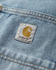 Carhartt WIP Double Knee Short Blue Shorts Denim Short I034867 01WU