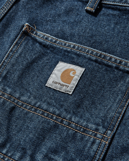 Carhartt WIP Single Knee Short Blue Shorts Denim Short I032026 0106