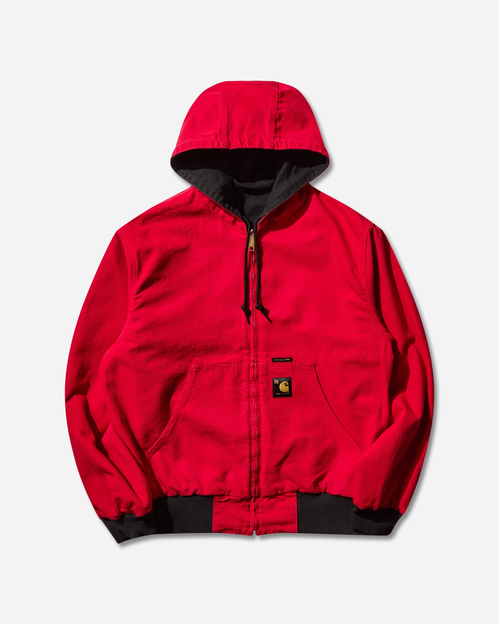 Carhartt WIP 50 Years Anniversary Og Active Jacket Canvas Black/USA Red Coats and Jackets Jackets I036412 3GJ02