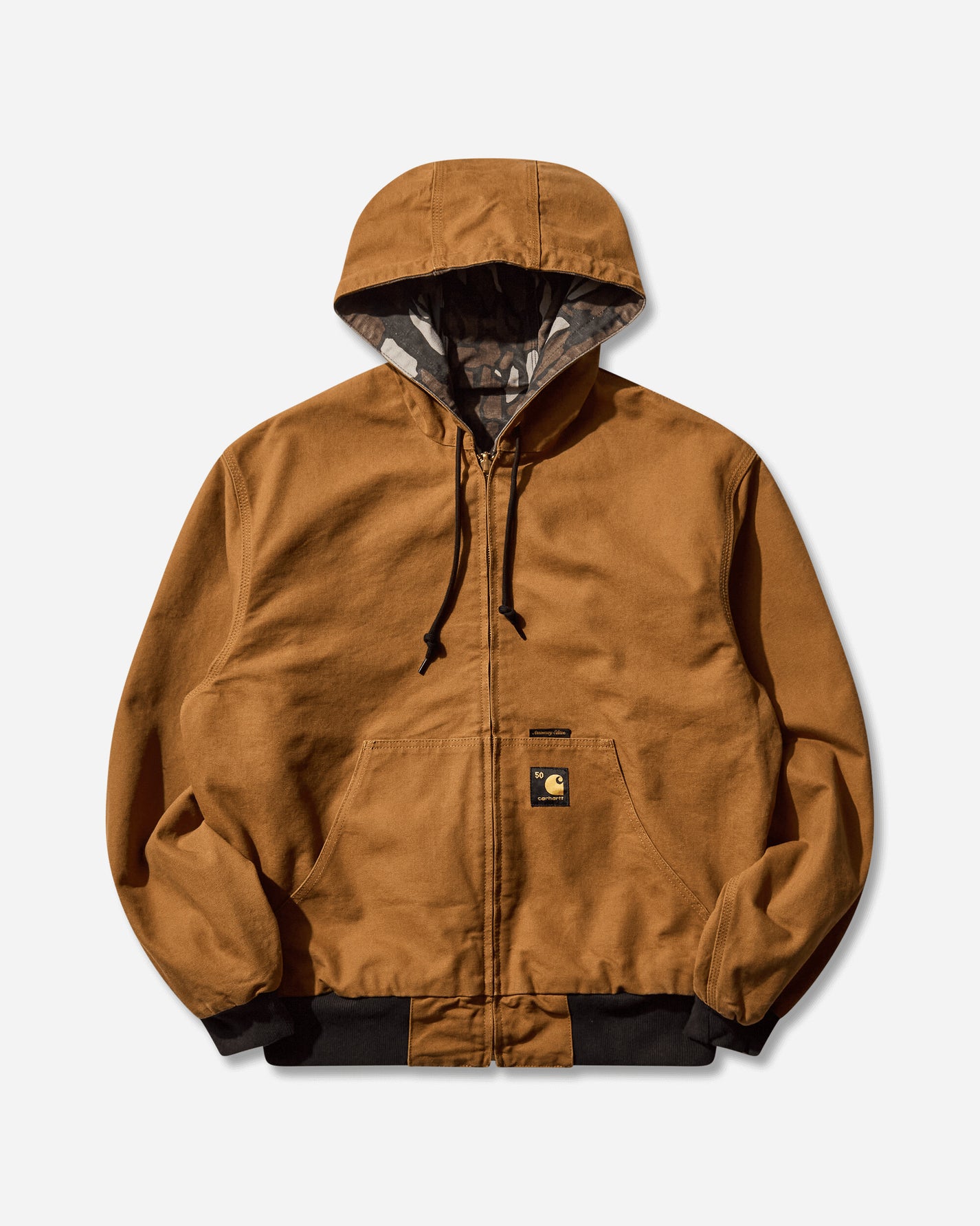 Carhartt WIP 50 Years Anniversary Og Active Jacket Canvas Hamilton Brown/Camo Trebark Coats and Jackets Jackets I036412 3GK02