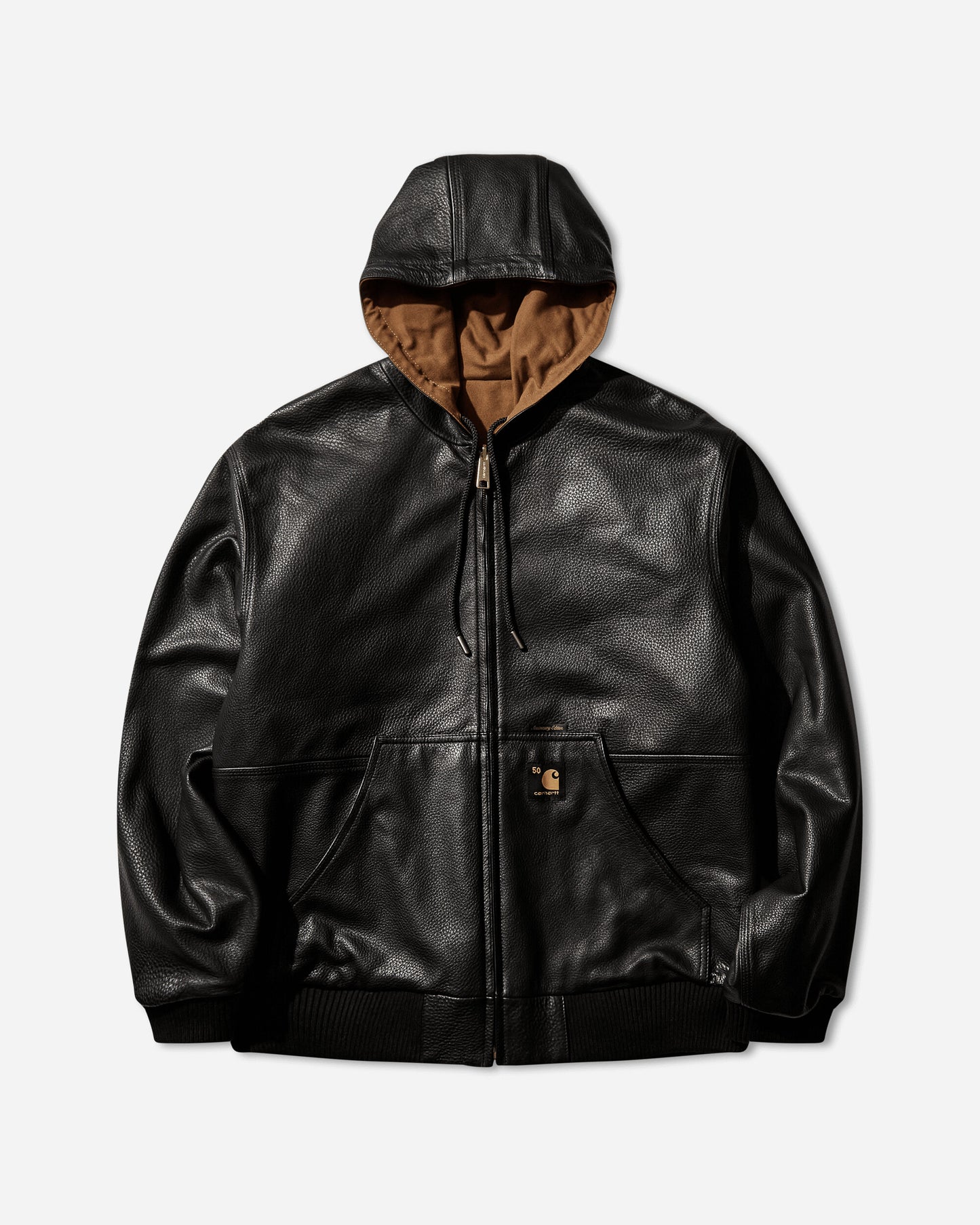 Carhartt WIP 50 Years Anniversary Og Active Jacket Leather Black/Hamilton Brown Coats and Jackets Jackets I035967 3R0XX