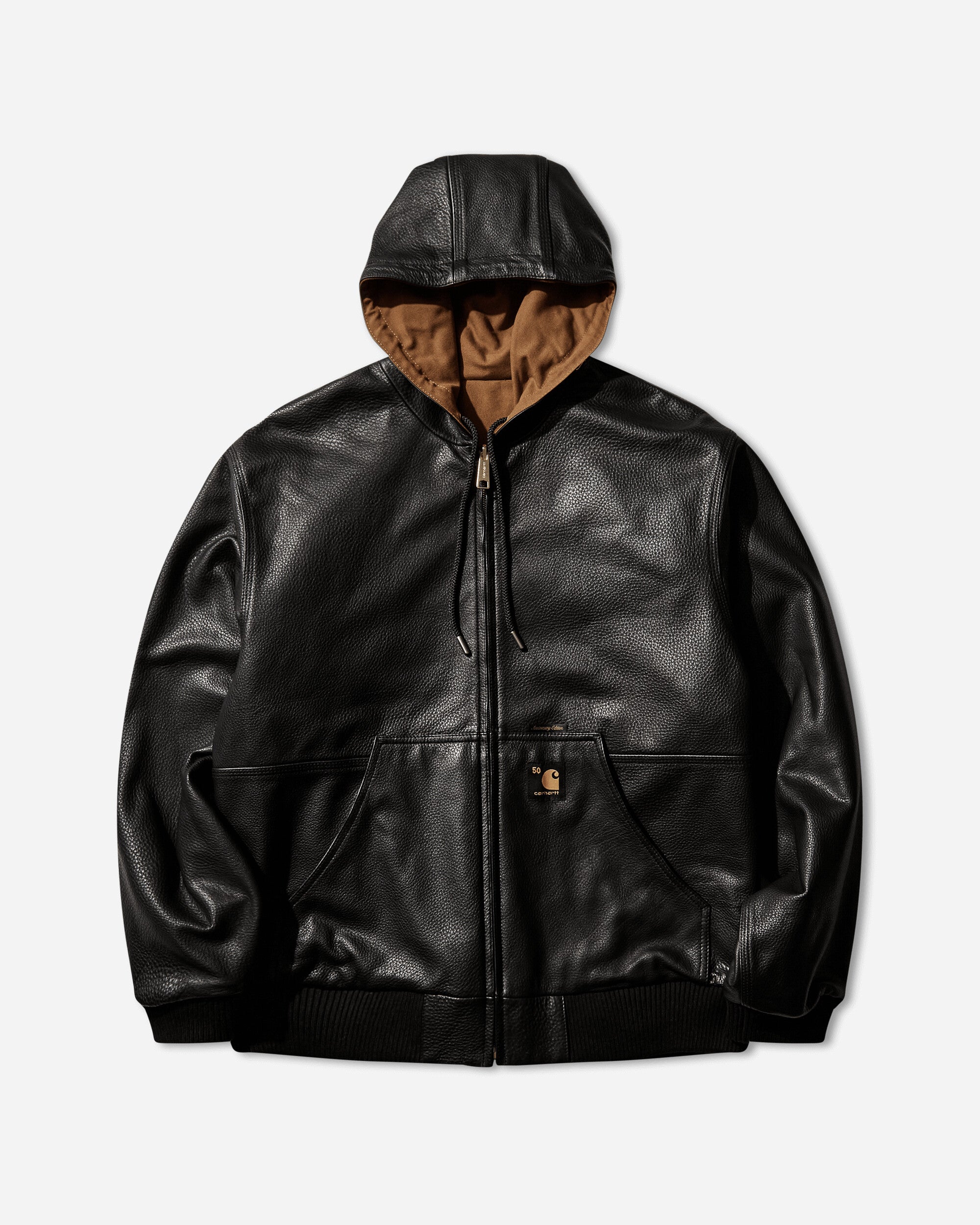 Carhartt WIP 50 Years Anniversary Og Active Jacket Leather Black/Hamilton Brown Coats and Jackets Jackets I035967 3R0XX