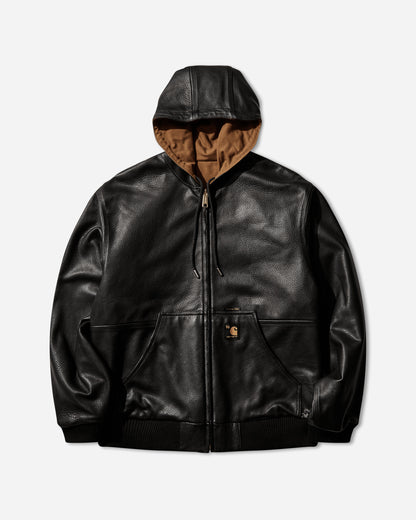 Carhartt WIP 50 Years Anniversary Og Active Jacket Leather Black/Hamilton Brown Coats and Jackets Jackets I035967 3R0XX
