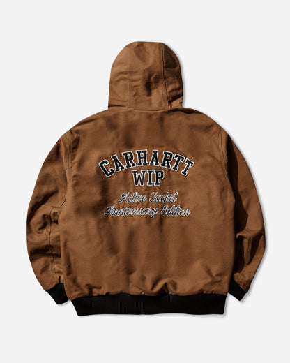 Carhartt WIP 50 Years Anniversary Og Active Jacket Leather Black/Hamilton Brown Coats and Jackets Jackets I035967 3R0XX