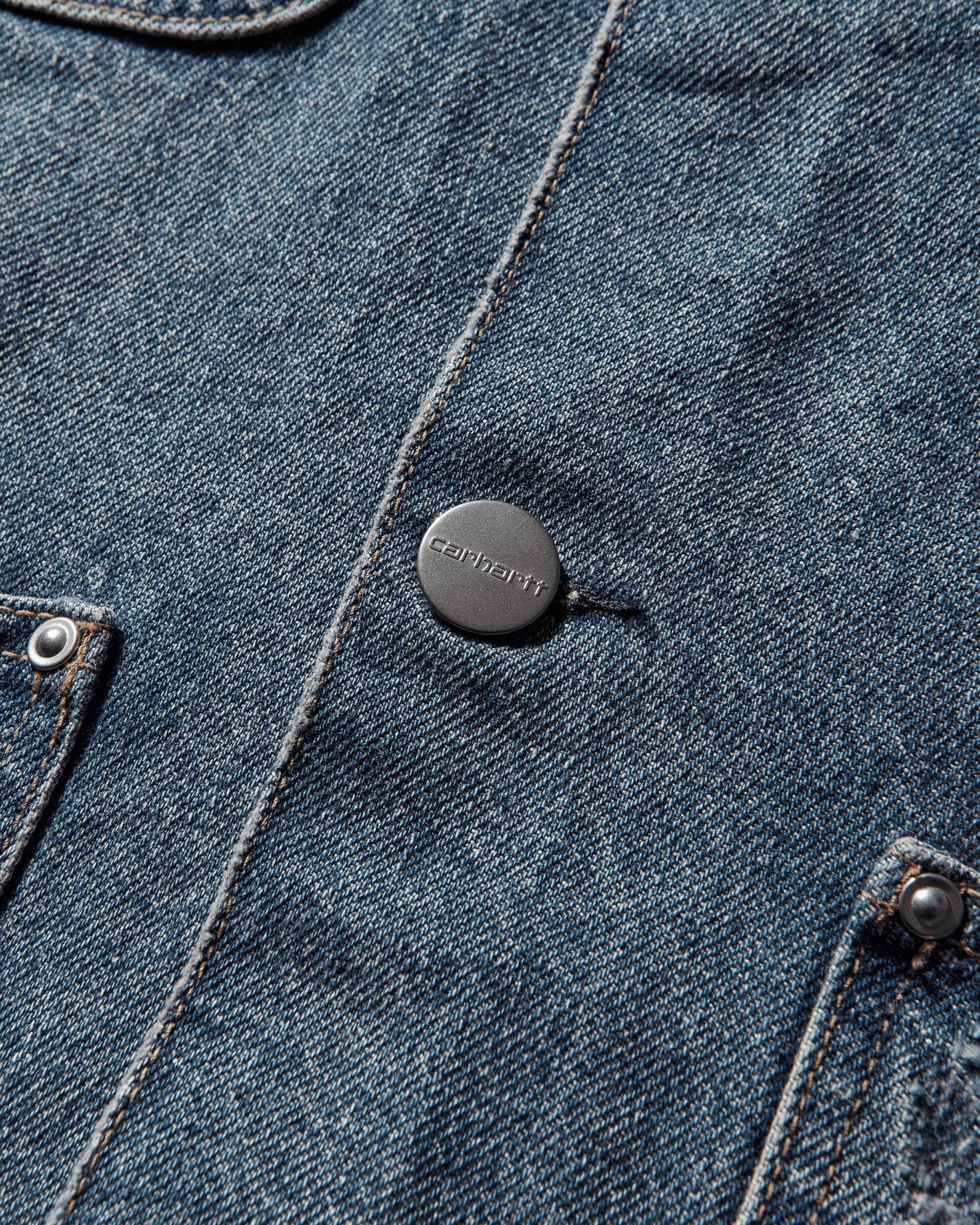 Carhartt WIP Aden Chore Coat Blue Coats and Jackets Jackets I036256 01B7