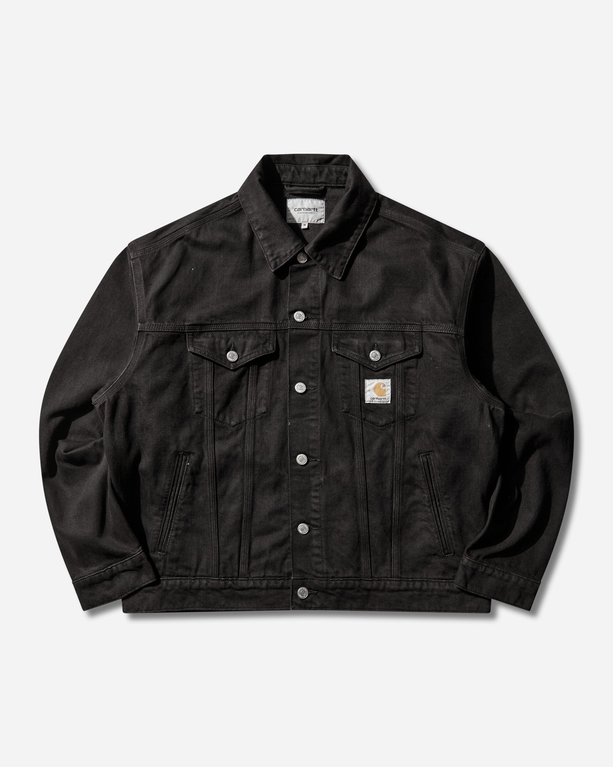 Carhartt WIP Everson Trucker Jacket Everson Print/Black/Palisan Coats and Jackets Jackets I036266 3HVGD