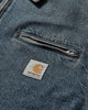 Carhartt WIP Og Detroit Jacket Blue Coats and Jackets Jackets I036259 01B7