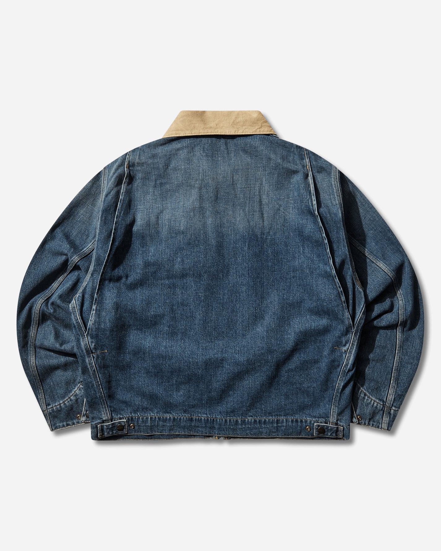 Carhartt WIP Og Detroit Jacket Blue/Dusty H Brown Coats and Jackets Jackets I036593 2XN4L