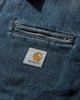 Carhartt WIP Og Detroit Jacket Blue/Dusty H Brown Coats and Jackets Jackets I036593 2XN4L