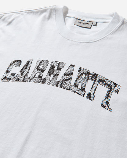Carhartt WIP Ls Camo Snake T Shirt White T-Shirts Longsleeve I036387 0260