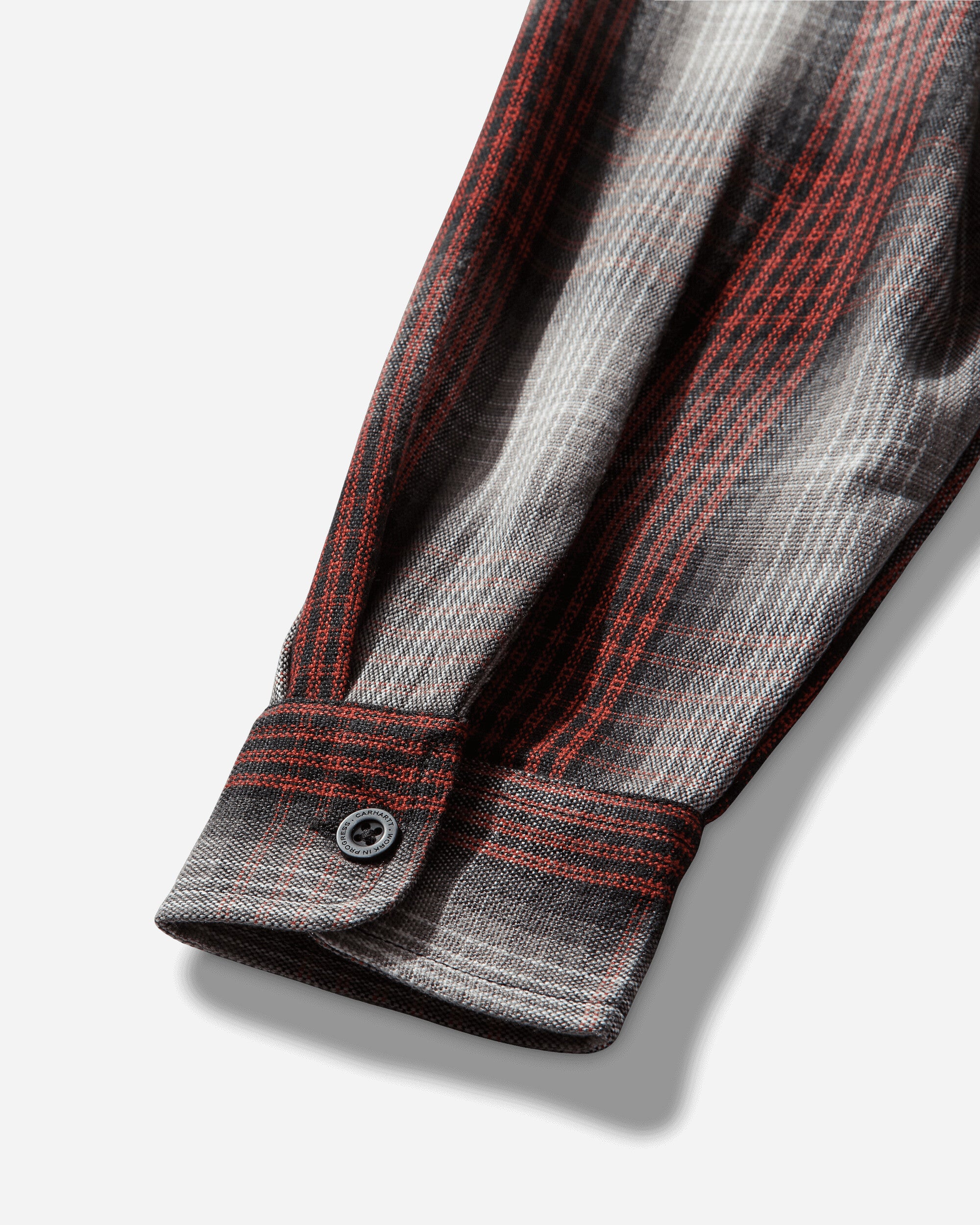 Carhartt WIP Ls Harlin Shirt Harlin Check/Chili Pepper Shirts Longsleeve Shirt I035954 3I2XX