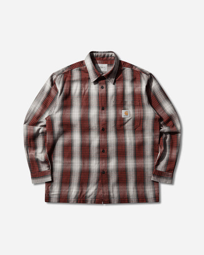 Carhartt WIP Ls Harlin Shirt Harlin Check/Chili Pepper Shirts Longsleeve Shirt I035954 3I2XX