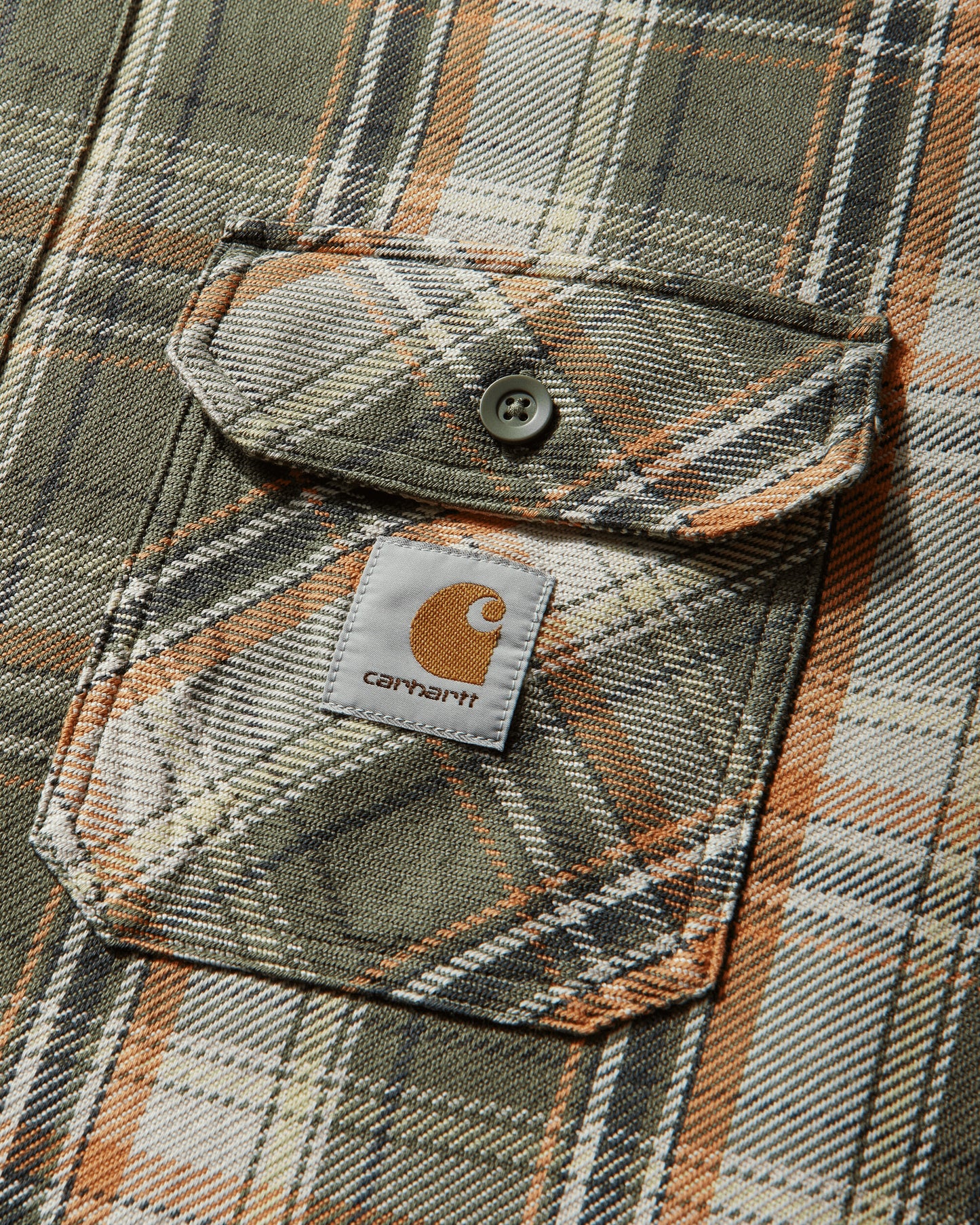 Carhartt WIP Ls Tunick Shirt Tunick Check/Dollar Green Shirts Longsleeve Shirt I036192 3PKXX