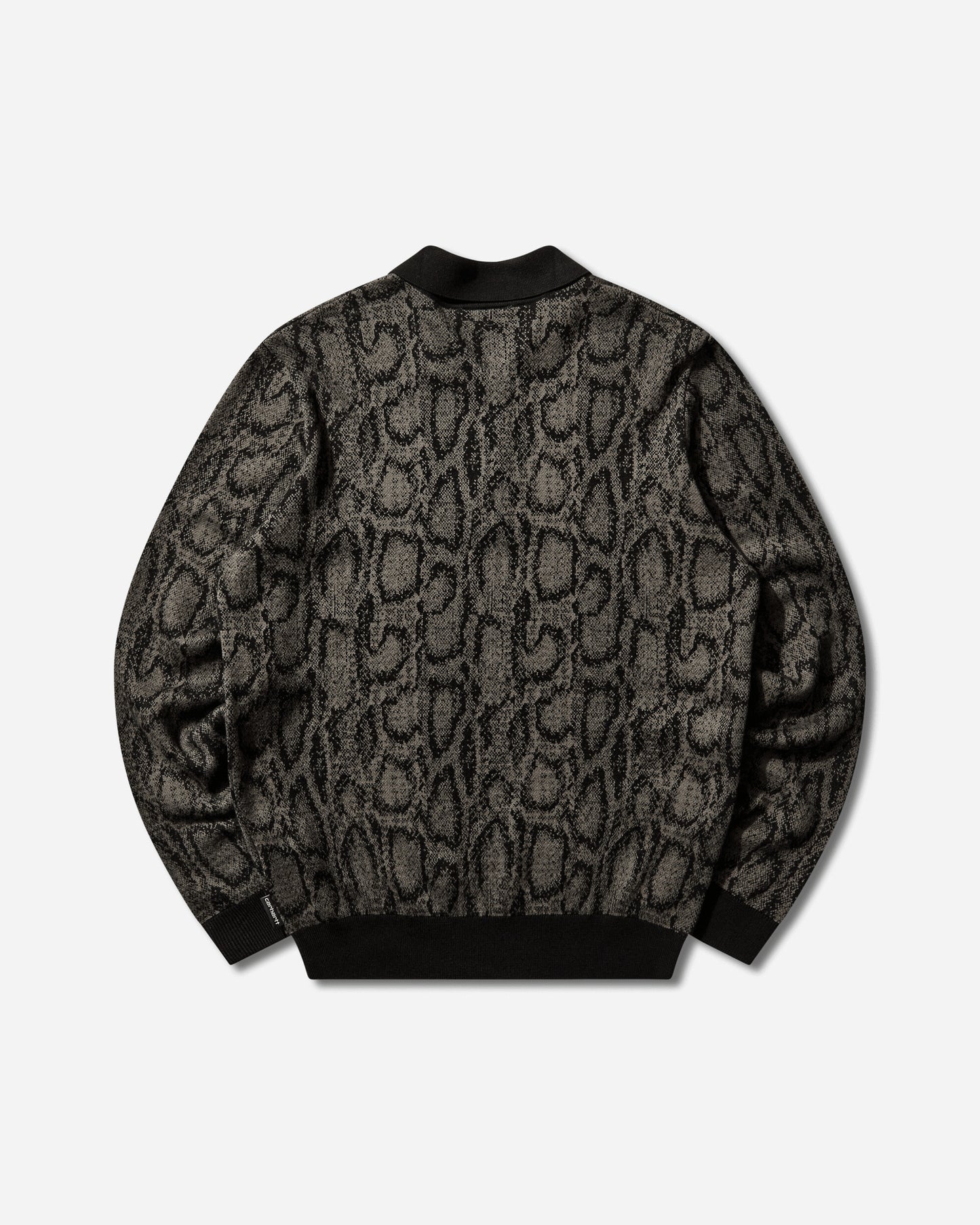 Carhartt WIP Ls Snake Polo Snake Camo Jacquard/Leaf T-Shirts Polo I036170 3QLXX