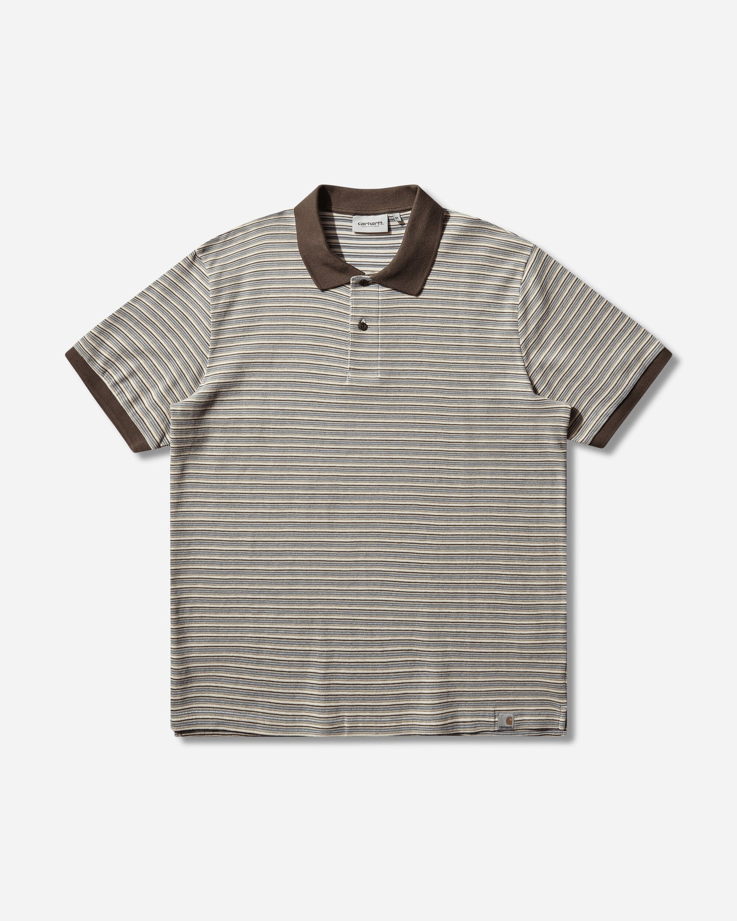 Carhartt WIP Ss Dion Polo Dion Stripe/Wax T-Shirts Polo I036306 3L9XX