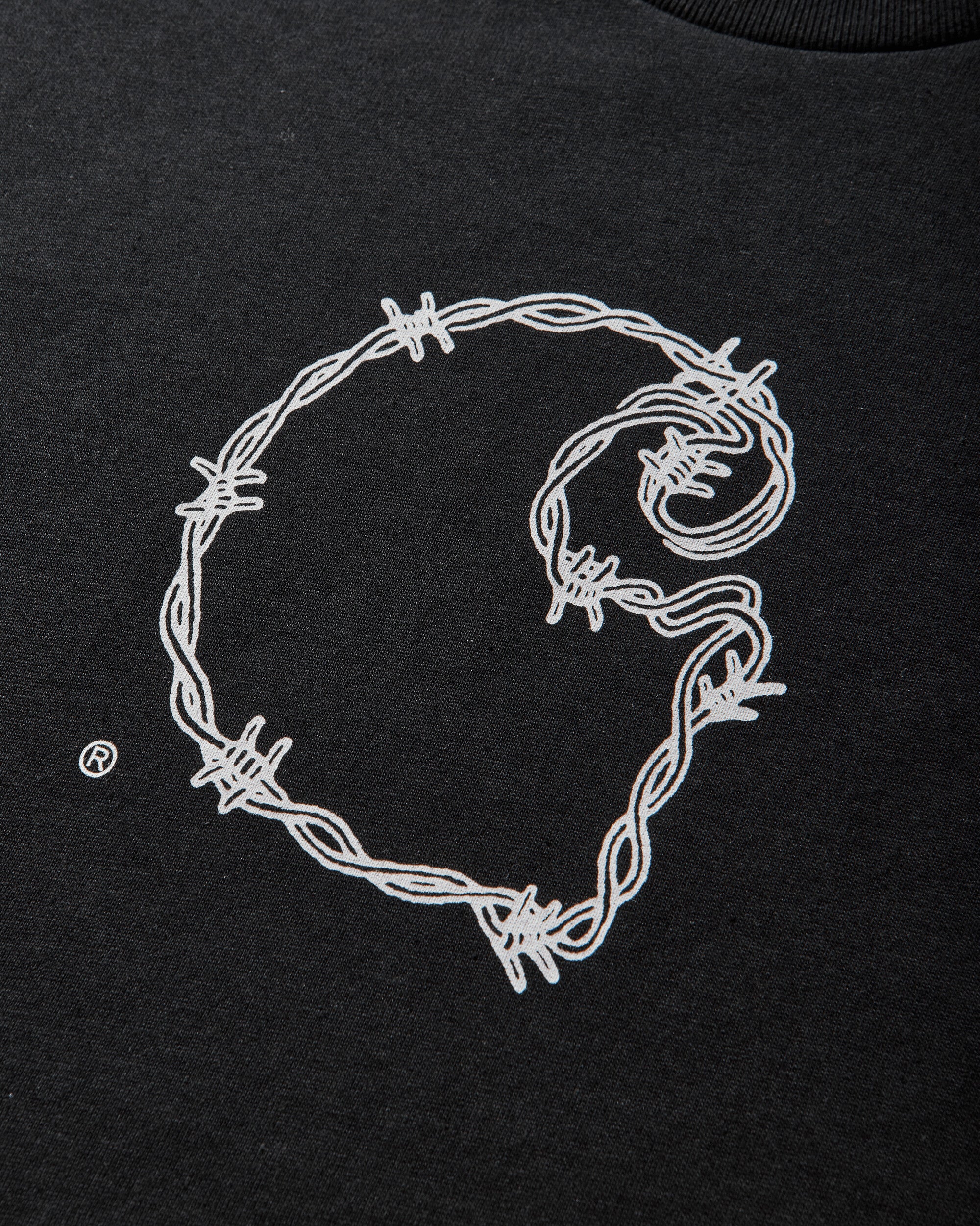 Carhartt WIP Ss Barbwire C T Shirt Black T-Shirts Shortsleeve I036237 89XX