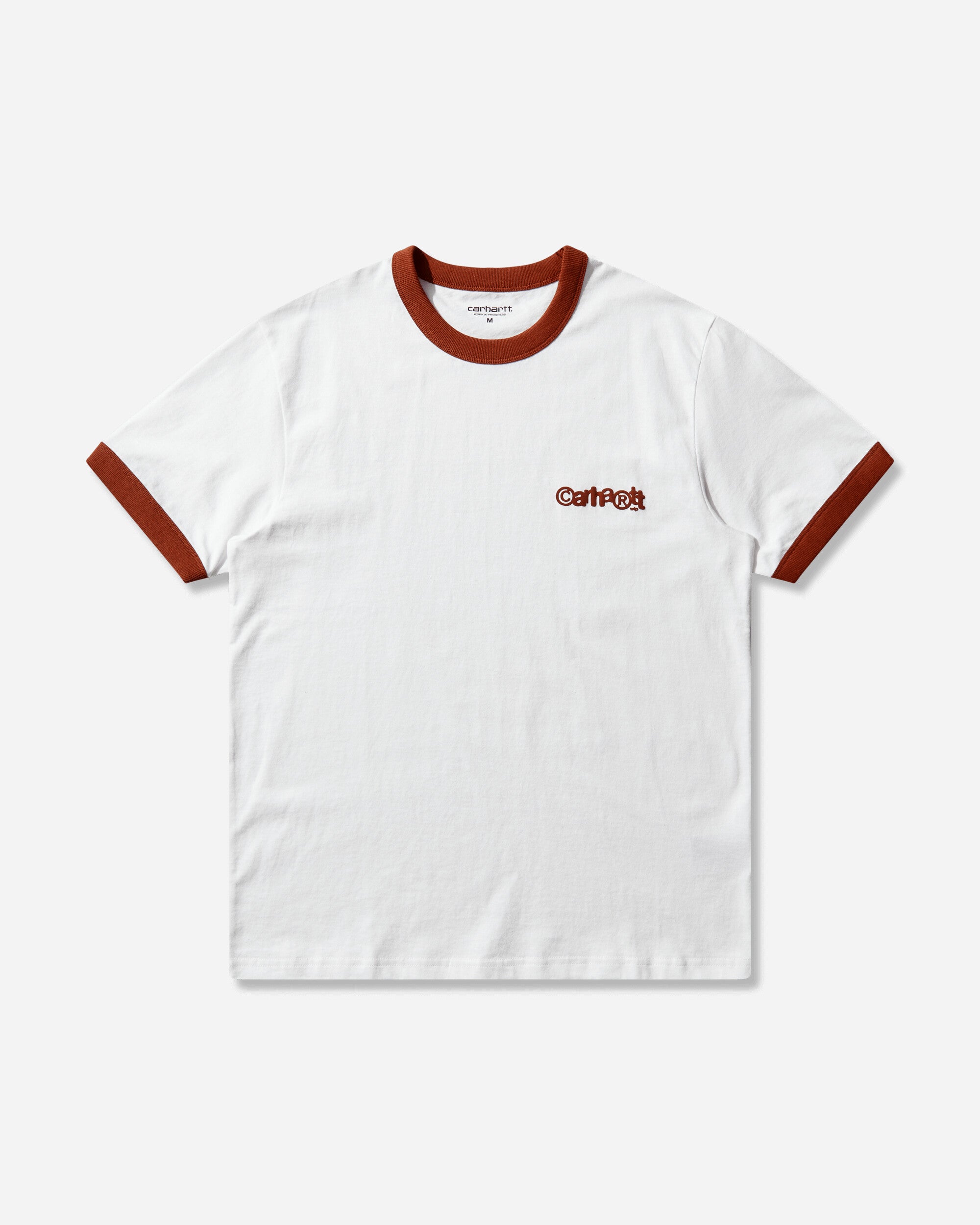 Carhartt WIP Ss Ip Ringer T Shirt White/Red/Red T-Shirts Shortsleeve I036267 3QDXX