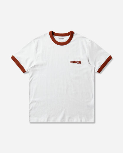Carhartt WIP Ss Ip Ringer T Shirt White/Red/Red T-Shirts Shortsleeve I036267 3QDXX