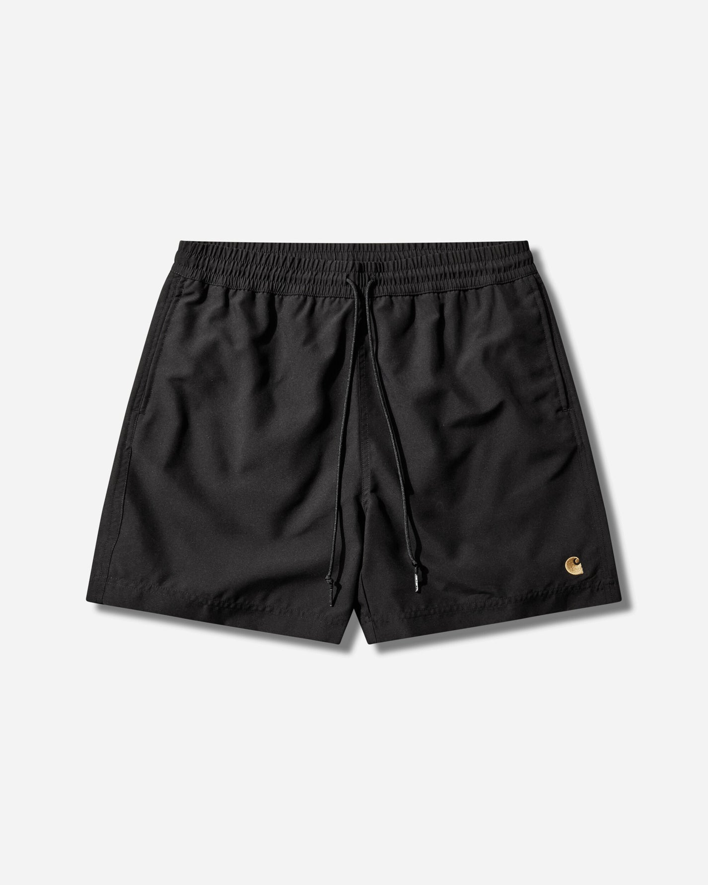 Carhartt WIP Chase Swim Trunks Black/Gold Swimwear Swim Trunks I035062 00FXX