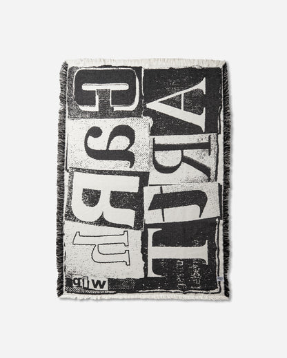 Carhartt WIP Letterpress Blanket Black/Wax Textile Blankets and Throws I036070 K02XX