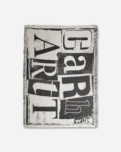 Carhartt WIP Letterpress Blanket Black/Wax Textile Blankets and Throws I036070 K02XX