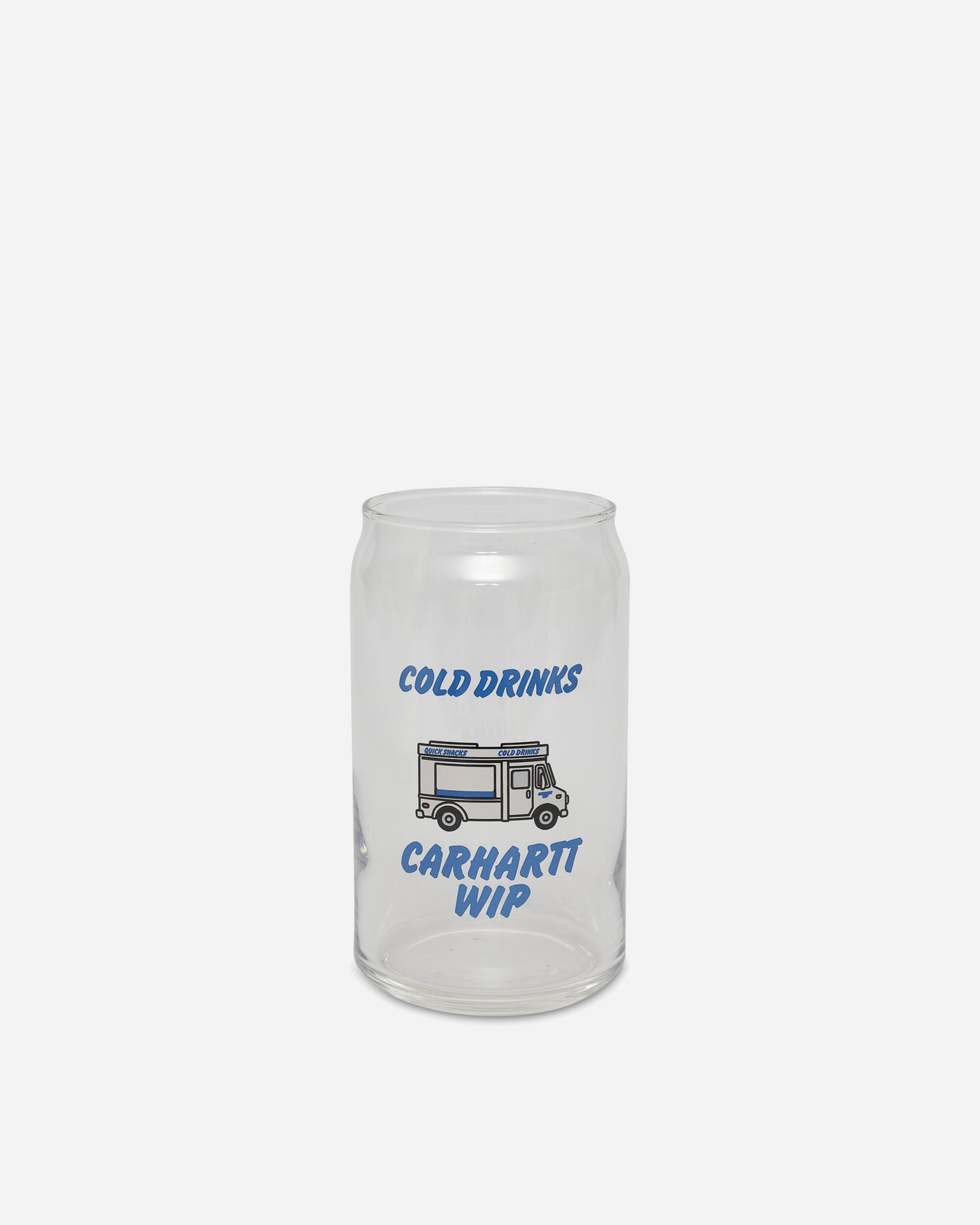 Carhartt WIP Cold Drinks Can Glass Clear Tableware Mugs and Glasses I036425 1B6XX
