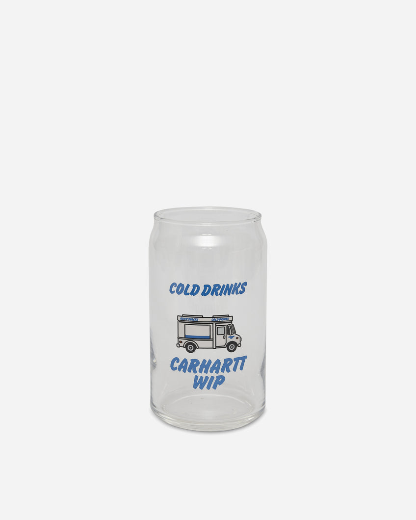 Carhartt WIP Cold Drinks Can Glass Clear Tableware Mugs and Glasses I036425 1B6XX