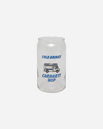 Carhartt WIP Cold Drinks Can Glass Clear Tableware Mugs and Glasses I036425 1B6XX