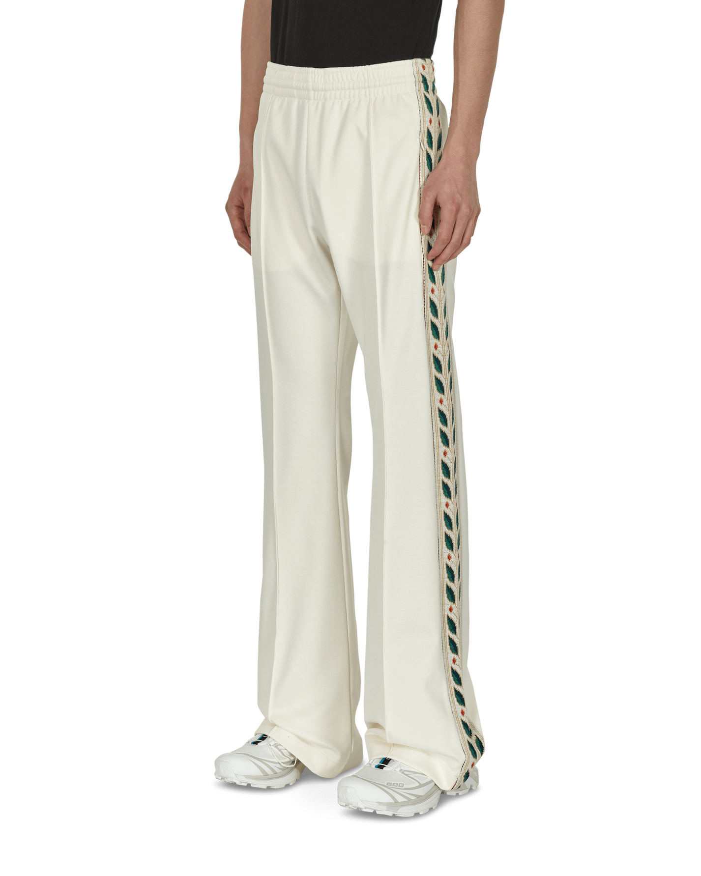 Casablanca Pleated Off White Pants Trousers MF21-TR-042 001