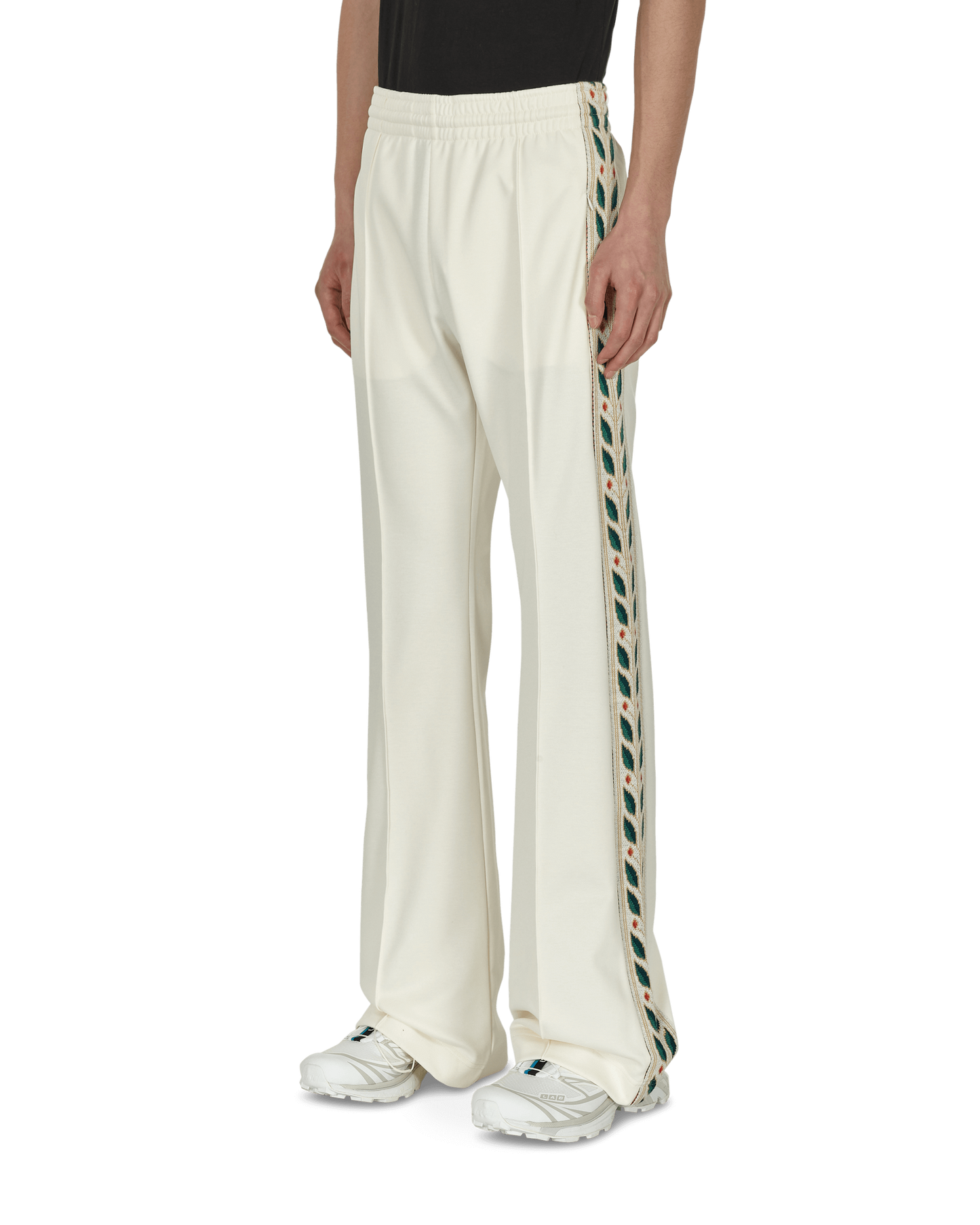 Casablanca Pleated Off White Pants Trousers MF21-TR-042 001