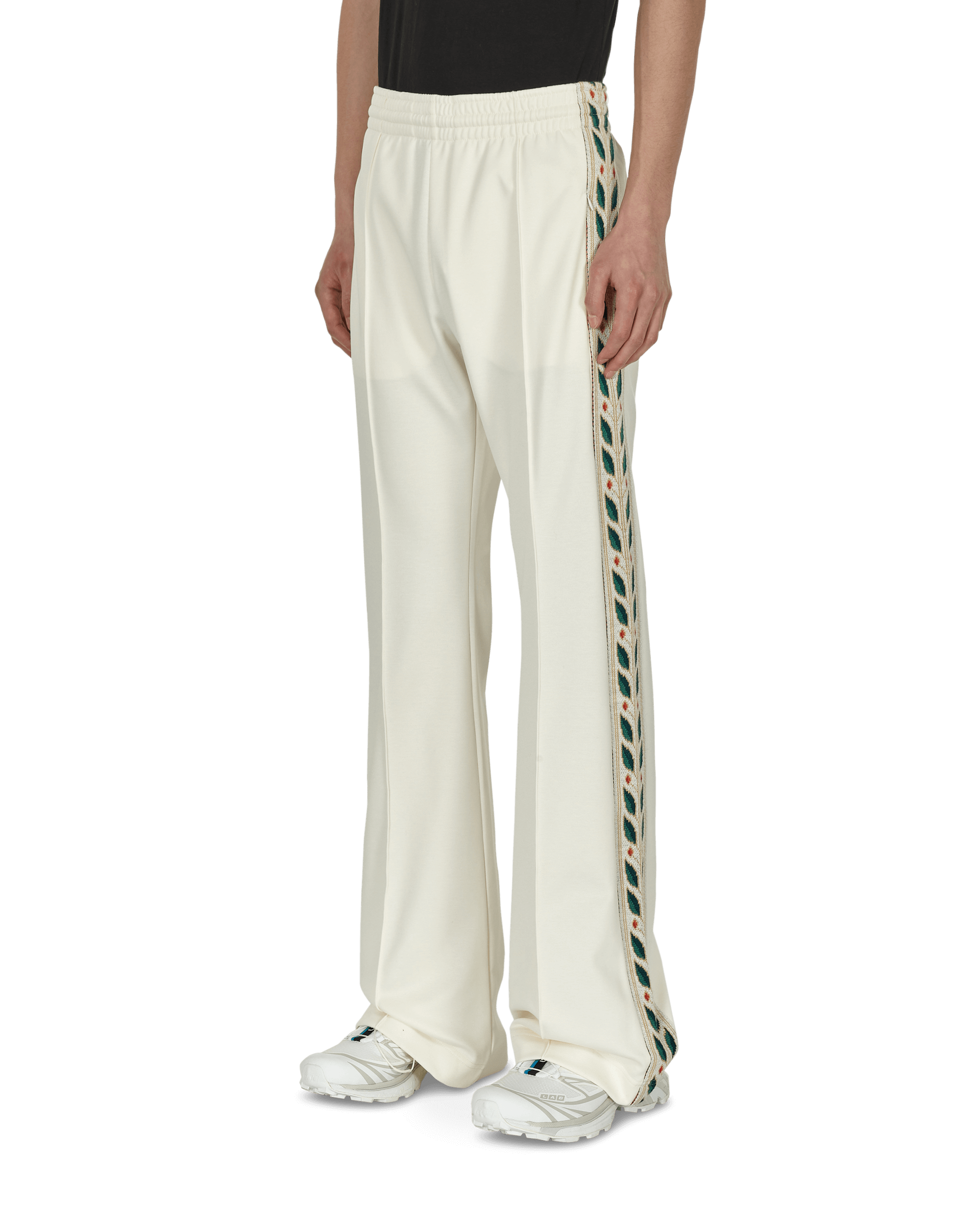 Casablanca Pleated Off White Pants Trousers MF21-TR-042 001