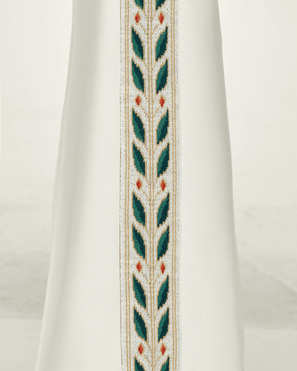 Casablanca Pleated Off White Pants Trousers MF21-TR-042 001